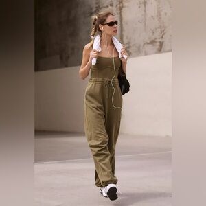 NWT Free People Movement Inbound Onesie In Seagrass